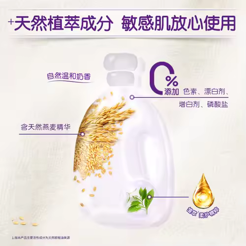 金纺衣服柔顺剂护理剂液【洗衣搭档】纯净温和10斤亲肤防静电婴童服装