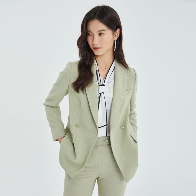 [Fashion top] Spring blazer women's commuter small suit fashionable versatile women's jacket high sense