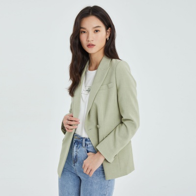 [Fashion top] Spring blazer women's commuter small suit fashionable versatile women's jacket high sense
