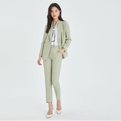 [Fashion top] Spring blazer women's commuter small suit fashionable versatile women's jacket high sense