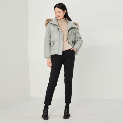 羽绒服秋冬时尚休闲保暖舒适小清新外套上衣女